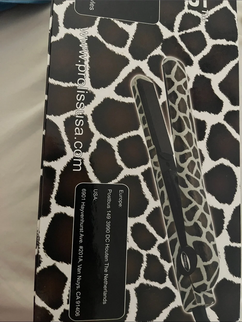 Ceramic Style 1.25-inch Styler - Black and White